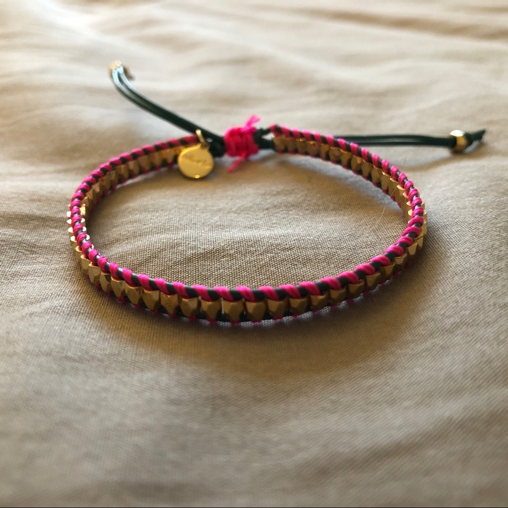 Pink/Turquoise/Gold Bracelet